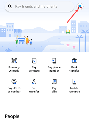 Google Pay profile