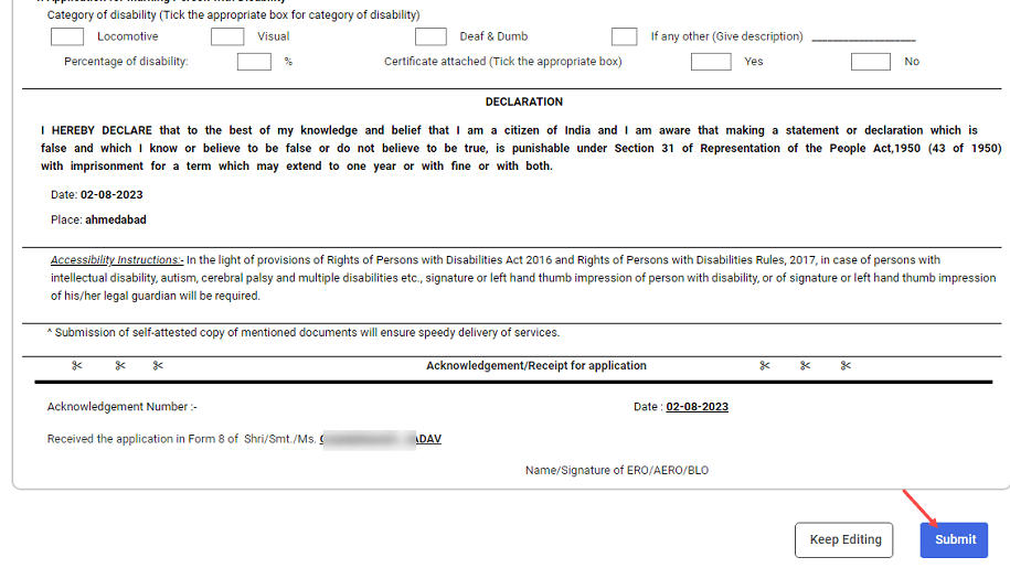 Duplicate Voter ID Card Apply Online