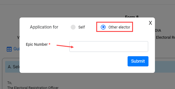 Duplicate Voter ID Card Apply Online