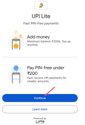 Google Pay UPI Lite Activation & How to Add Money