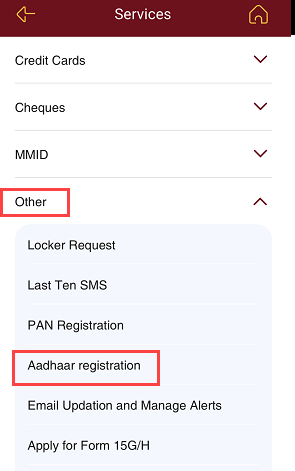 Punjab National Bank (PNB) account Aadhaar link status