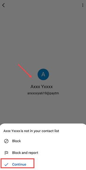 Google Pay Money transfer using UPI Number