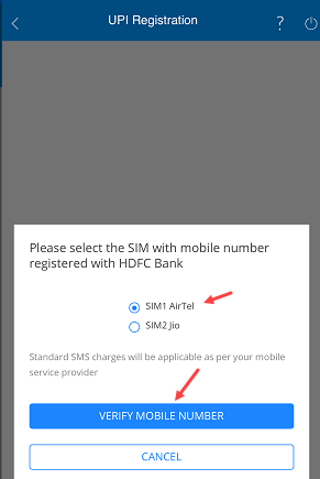 Block HDFC Account UPI Debit Transactions