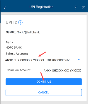 Block HDFC Account UPI Debit Transactions