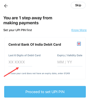 Create Central Bank of India UPI Account on PayTM and Create your UPI PIN