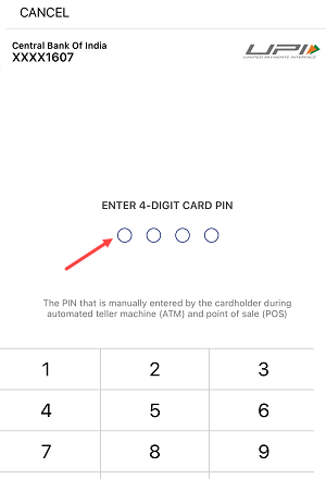 Create Central Bank of India UPI Account on PayTM and Create your UPI PIN