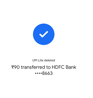 Delete Or close your Google Pay UPI Lite account