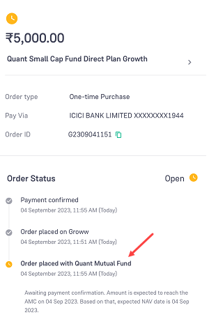 Invest One Time Amount in Mutual Fund on Groww