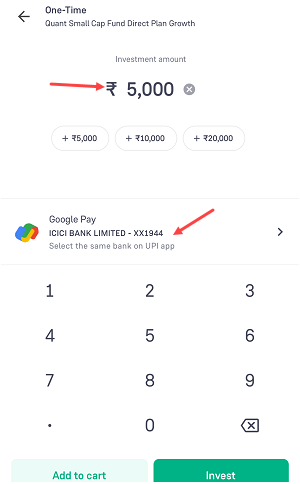Invest One Time Amount in Mutual Fund on Groww
