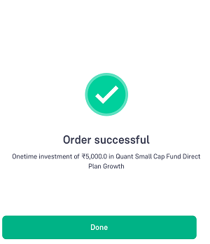 Invest One Time Amount in Mutual Fund on Groww