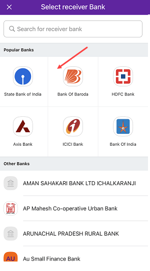 Transfer Money To Bank Account Number on PhonePe