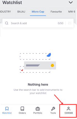Zerodha Profile