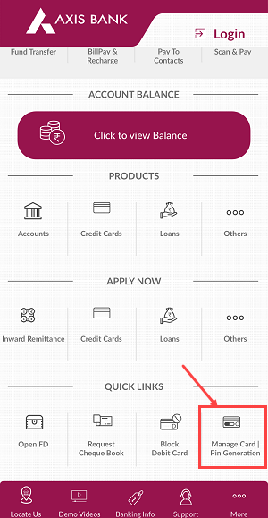 Check Axis Debit Card Number, CVV and Expiry Date online