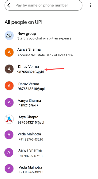 Block UPI ID/Mobile Number on Google Pay