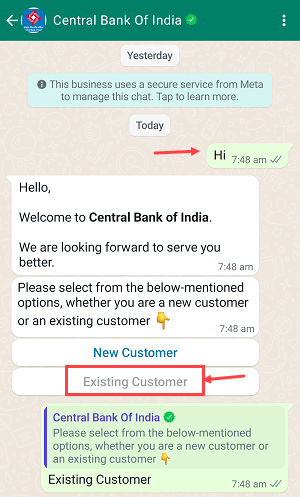 Check Central Bank of India CIF Number