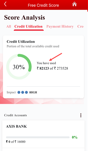 Check Free CIBIL Score or Credit Score Kotak Mobile Banking