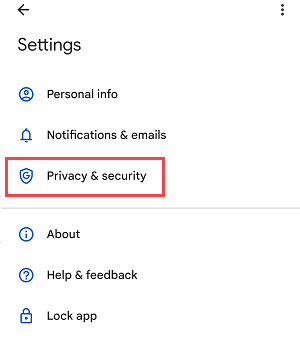GooglePay Delete transaction history