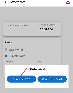 Download Central bank of India statement