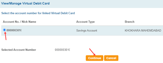 SBI Virtual Debit Card Details Like Card Number, CVV and expiry