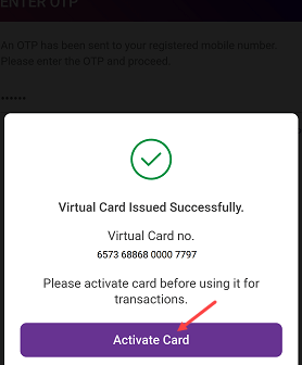 SBI Virtual ATM Debit Card With YONO SBI