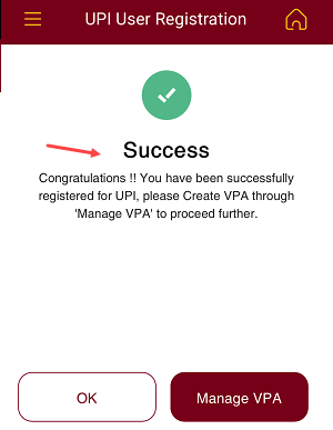 Create PNB Bank Account UPI ID on Mobile Banking