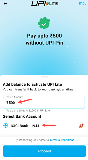 Paytm UPI Lite