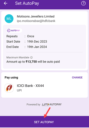 Approve IPO Mandate PhonePe