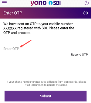 YONO SBI Quick Transfer 