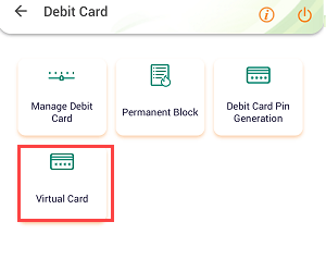 IDBI Bank Virtual Debit Card 