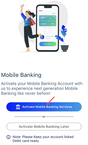 activate canara mobile banking