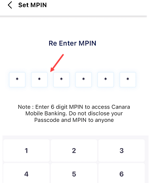 activate canara mobile banking