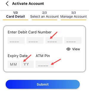 activate canara mobile banking