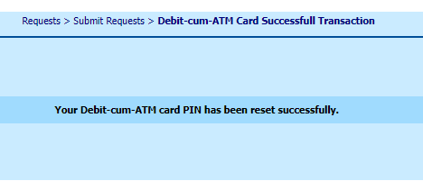 Bank of India (BOI) Online ATM PIN Generation