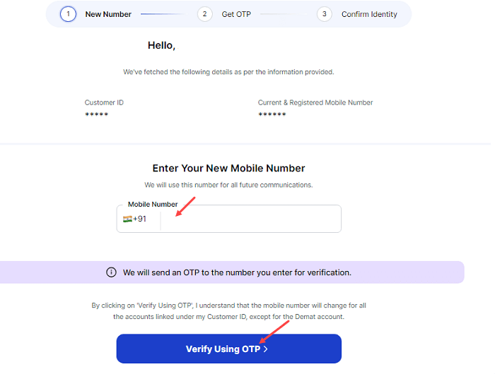  Change HDFC Account Registered Mobile Number Online