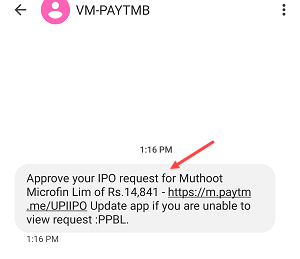 IPO Mandate Paytm