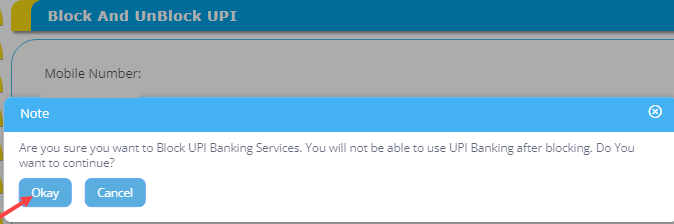Block Unblock Canara Bank UPI Transfer