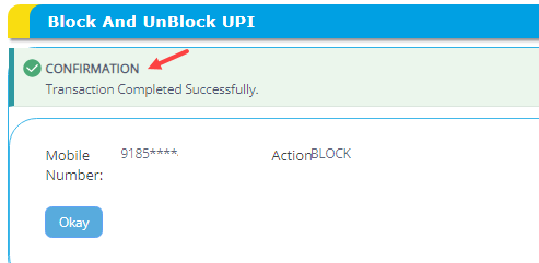 Block Unblock Canara Bank UPI Transfer
