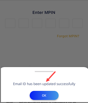 Change Canara Bank Account Registered Email ID online on Mobile Banking