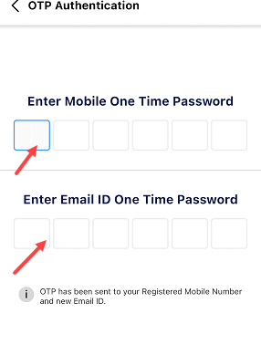 Change Canara Bank Account Registered Email ID online on Mobile Banking