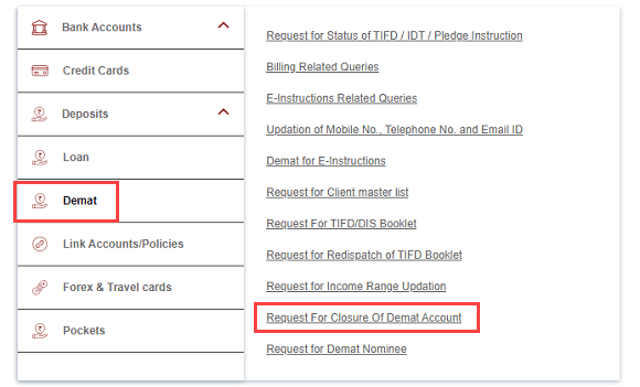 ICICI Demat account close