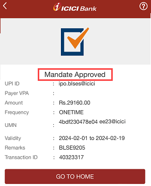ICICI iMobile Pay Approve IPO mandate