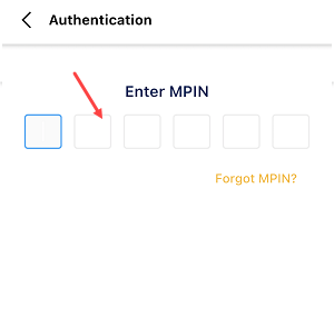 Canara Mobile Enter MPIN
