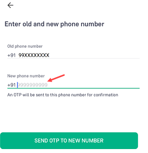 Change / Update Groww Demat Account Registered Mobile Number Online