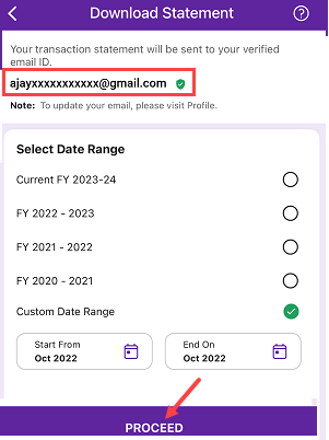 PhonePe UPI Transactions Statement