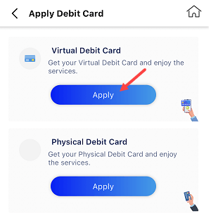 Canara Create Apply Virtual Debit Card