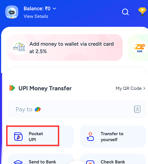  MobiKwik Pocket UPI 