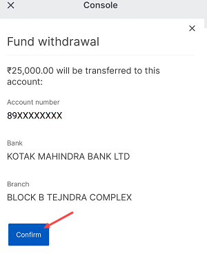 Zerodha Instant Withdrawal
