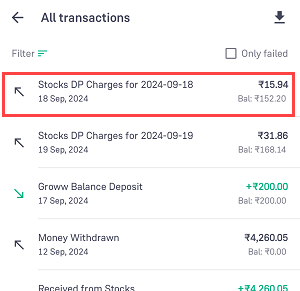Groww Charges for Share Transfer Through CDSL Easiest