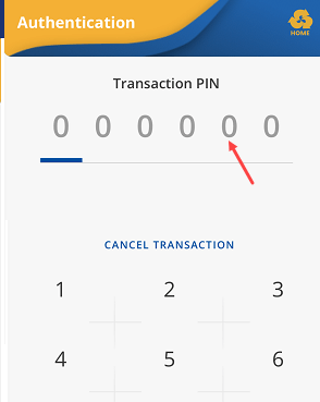 Indian Bank IndSMART Mobile Banking Enter TPIN