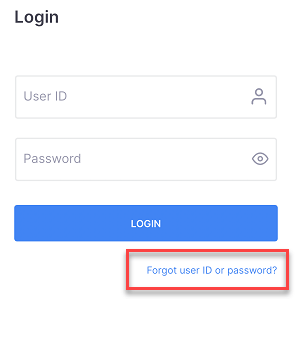 Zerodha User ID and login password forgot